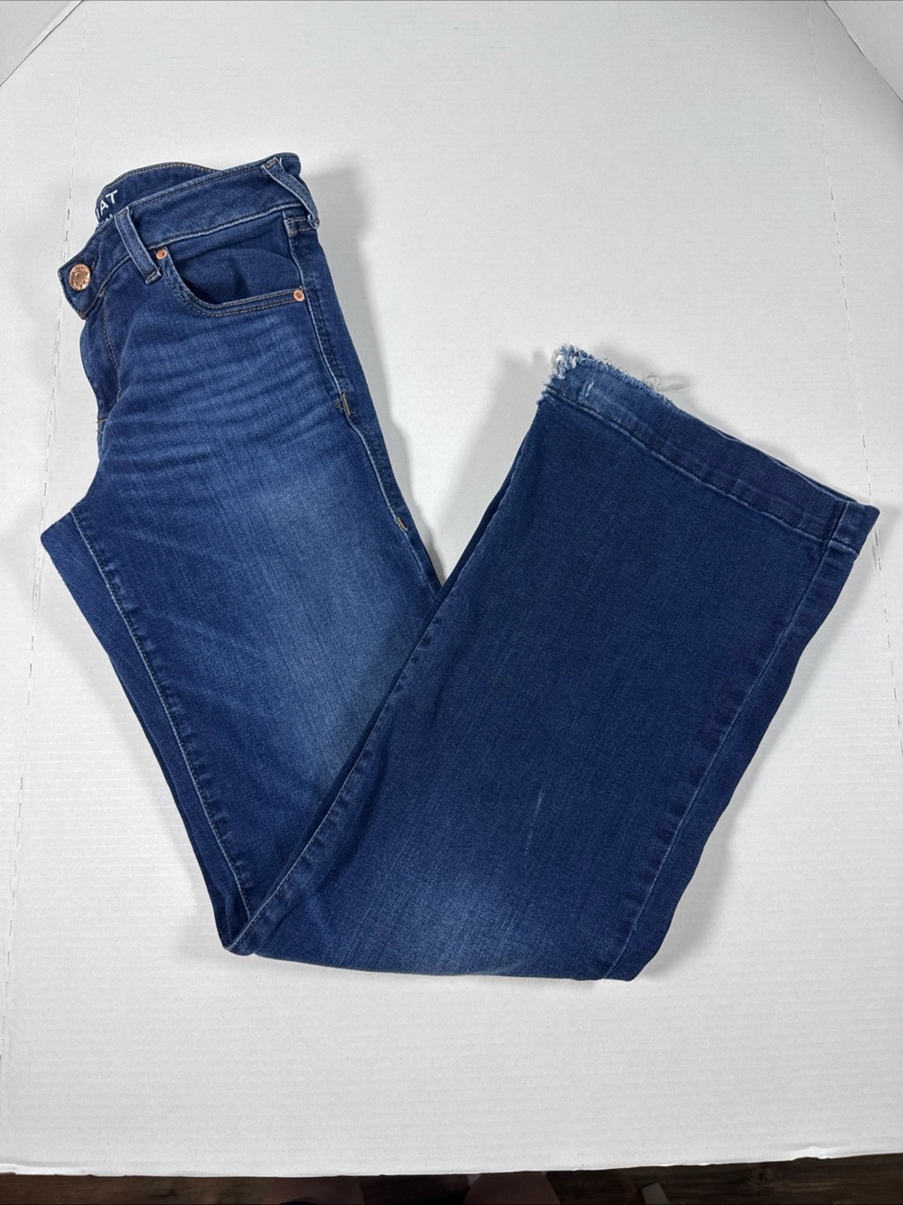 ARIAT trouser flared jeans 27 R/31 inseam medium wash